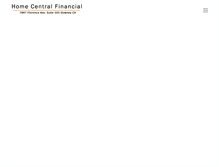 Tablet Screenshot of homecentralfinancial.com
